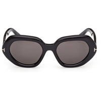 Tom Ford Women's Sunglasses - April-02 Shiny Black Geometric Frame | FT1317 5101A ,