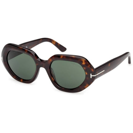 Tom Ford Women's Sunglasses - April-02 Dark Havana Geometric Frame | FT1317 5152N ,