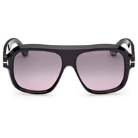 Tom Ford Women's Sunglasses - Rhonda-02 Shiny Black Navigator Frame | FT1324 5601B ,
