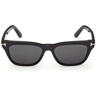 Tom Ford Unisex Sunglasses - Penn-02 Shiny Black Rectangular Frame | FT1362 5301A ,