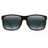 Maui Jim Unisex Sunglasses - Matte Black Plastic Square Full Rim Frame | MJ0432S-001 ,