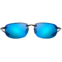 Maui Jim Unisex Sunglasses - Smoke Grey Acetate Rectangular Shape Frame | MJ0407S-004 ,