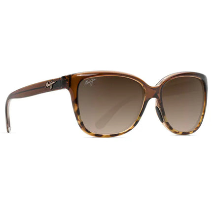 Maui Jim Women's Sunglasses - Translucent Chocolate with Tortoise Frame | MJ0744S-002 ,