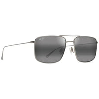 Maui Jim Unisex Sunglasses - Matte Titanium Titanium Aviator Full Rim | MJ0886S-001 ,
