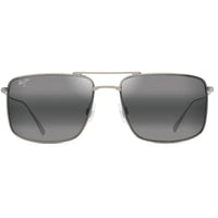 Maui Jim Unisex Sunglasses - Matte Titanium Titanium Aviator Full Rim | MJ0886S-001 ,