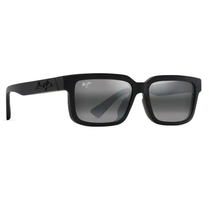 Maui Jim Unisex Sunglasses - Matte Black Nylon Rectangular Shape Frame | MJ0655SA-001 ,
