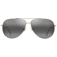 Maui Jim Men's Sunglasses - Shiny Light Gold with Crystal Full Rim Frame | MJ0674S-001 ,