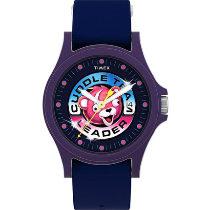 Timex Men's Watch - Fortnite Acadia Quartz Blue and Pink Dial Strap | TW2Y46200JR ,