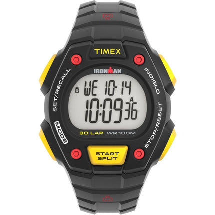 Timex Men's Watch - Ironman Digital Dial Black Resin Strap | TW5M589009J ,
