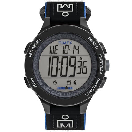 Timex Men's Watch - Ironman Black Nylon Fastwrap Strap Digital Dial | TW5M64100JT ,