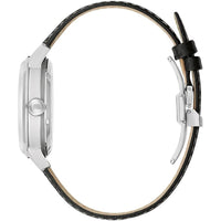 Bulova Men's Watch - Frank Sinatra Summer Wind Black Dial Leather Strap | 96B381 ,