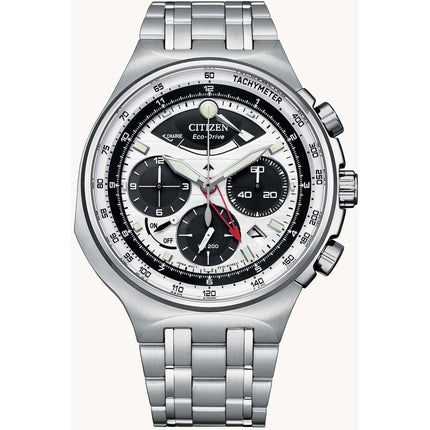Citizen Men's Watch - Promaster Land Eco-Drive White Dial Bracelet | AV0090-50A ,