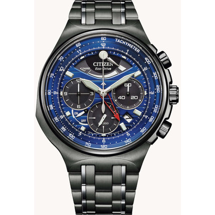 Citizen Men's Watch - Promaster Eco-Drive Blue Dial Black Bracelet | AV0097-51L ,