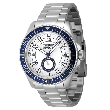 Invicta Men's Watch - Pro Diver White Dial Silver Stainless Steel Bracelet | 47124 ,