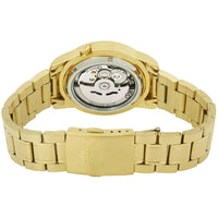 Seiko Men's Watch - Seiko 5 Automatic Yellow Gold Steel Bracelet Date-Day | SNKK20K1 ,