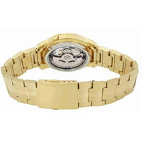 Seiko Men's Watch - Seiko 5 Power Reserve Gold Tone Dial Steel Bracelet | SNKK76K1 ,
