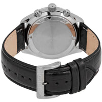 Seiko Men's Watch - Discover More Chronograph Champagne Dial Black Strap | SSB383P1 ,