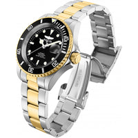 Invicta Men's Watch - Pro Diver Automatic Black Dial Two Tone Steel Bracelet | 28663 ,