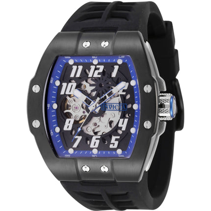 Invicta Men's Watch - S1 Rally Automatic Blue and Black Skeleton Dial Strap | 44894 ,