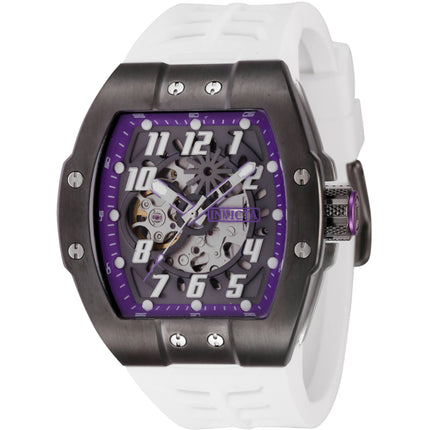 Invicta Men's Watch - S1 Rally Automatic Purple and Grey Skeleton Dial Strap | 44895 ,