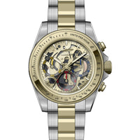Invicta Men's Watch - Speedway Chrono Gold Skeleton Dial Two Tone Case | 50276 ,