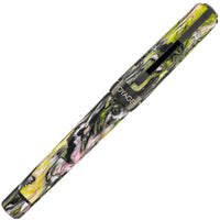 Visconti Rollerball Pen - Voyager Malachite Barrel with Black PVD Trim | KP49-01-RB ,
