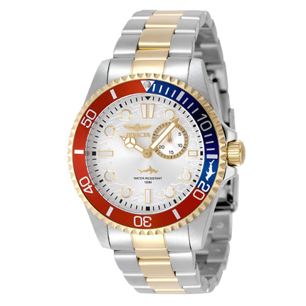 Invicta Men's Watch - Pro Diver Quartz Silver Tone Dial Two Tone Bracelet | 49273 ,