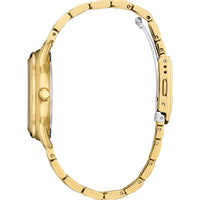 Citizen Women's Watch - Eco-Drive Black Dial Yellow Gold Steel Bracelet | FE7092-50E ,