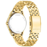Citizen Women's Watch - Eco-Drive Champagne Dial Yellow Gold Bracelet | FE7098-53P ,