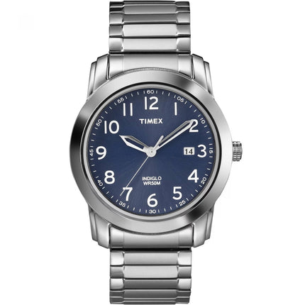 Timex Men's Watch - Highland Street Quartz Silver Tone Expansion Bracelet | T2P132 ,