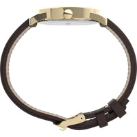 Timex Men's Watch - Easy Reader Quartz Cream Dial Brown Leather Strap Date | TW2P75800 ,
