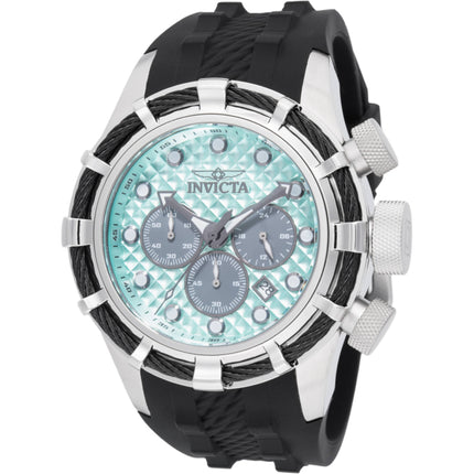 Invicta Men's Watch - Bolt Chrono Light Blue and Grey Dial Silicone Strap | 49164 ,