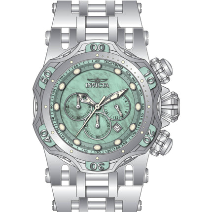 Invicta Men's Watch - Fusion Chronograph Light Blue Dial Silver Tone Bracelet | 49166 ,