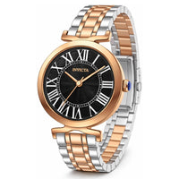 Invicta Women's Watch - Wildflower Quartz Black Dial Two Tone Steel Bracelet | 69314 ,