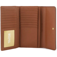 Michael Kors Women's Trifold Wallet - Jet Set Large Logo, Brown | 35F8GTVF3B BRN ,