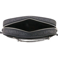 Michael Kors Women's Crossbody Bag - Jet Set Logo-Print Canvas, Black | 35S1STTC9B BLK ,