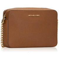 Michael Kors Women's Crossbody Bag - Jet Set Large, Luggage Brown | 35T8GTTC9L LUG ,