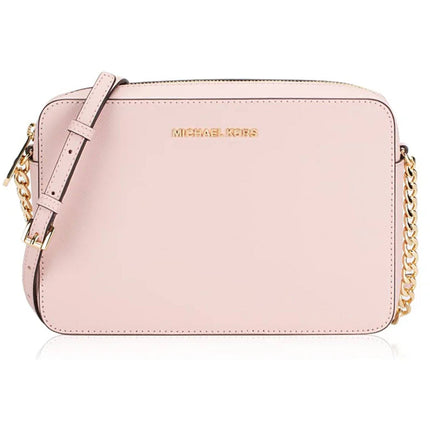 Michael Kors Women's Crossbody Bag - Jet Set Large, Powder Blush | 35T8GTTC9L PD BH ,