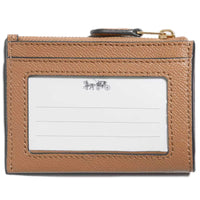 Coach Women's Case - Mini Skinny Id Crossgrain Leather, Gold/Taupe | 88250 TAE ,