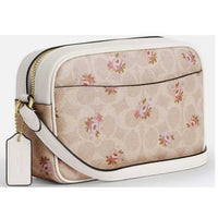 Coach Women's Camera Bag - Mini Jamie with Floral Print, Gold/Sand Multi | CBA86 MLT ,