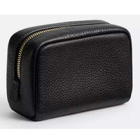 Coach Women's Pouch Wristlet - Refined Pebbled Leather, Gold/Black | CW906 BLK ,