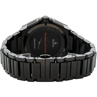 Bulova Men's Watch - Marc Anthony Black Dial Stainless Steel Bracelet Quartz | 98D183 ,