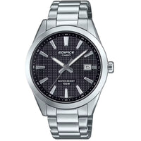 Casio Men's Watch - Edifice Black Dial Stainless Steel Bracelet | EFV-160D-1AVCR ,