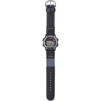 Casio Unisex Watch - Alarm Digital Dial Black and Grey Strap | W-220HF-8AVCF ,