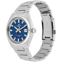 Casio Men's Watch - Edifice Quartz Blue Dial Silver Steel Bracelet | EFB-109D-2AVCF ,