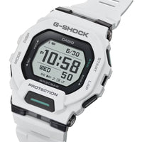Casio Unisex Digital Watch - G-Shock Alarm World Time White Resin Strap | GBD-200-7CR ,