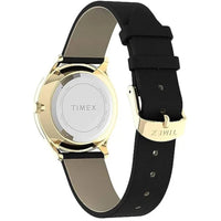 Timex Women's Watch - Starstruck Quartz Black Genuine Leather Strap | TW2U573009J ,