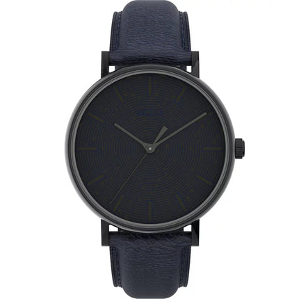 Timex Unisex Watch - Fairfield Quartz Blue Dial Genuine Leather Strap | TW2U89100VQ ,