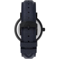 Timex Unisex Watch - Fairfield Quartz Blue Dial Genuine Leather Strap | TW2U89100VQ ,