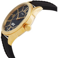 Timex Men's Watch - UFC Street Gold Tone Case Black Dial Silicone Strap | TW2V56000JT ,